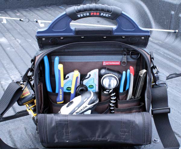 VETO PRO PAC LC Tool Bag with 57 Pockets