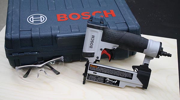 Bosch 23 Gauge Pin Nailer Review - Model FNS138-23 on Tool Box Buzz Box Buzz