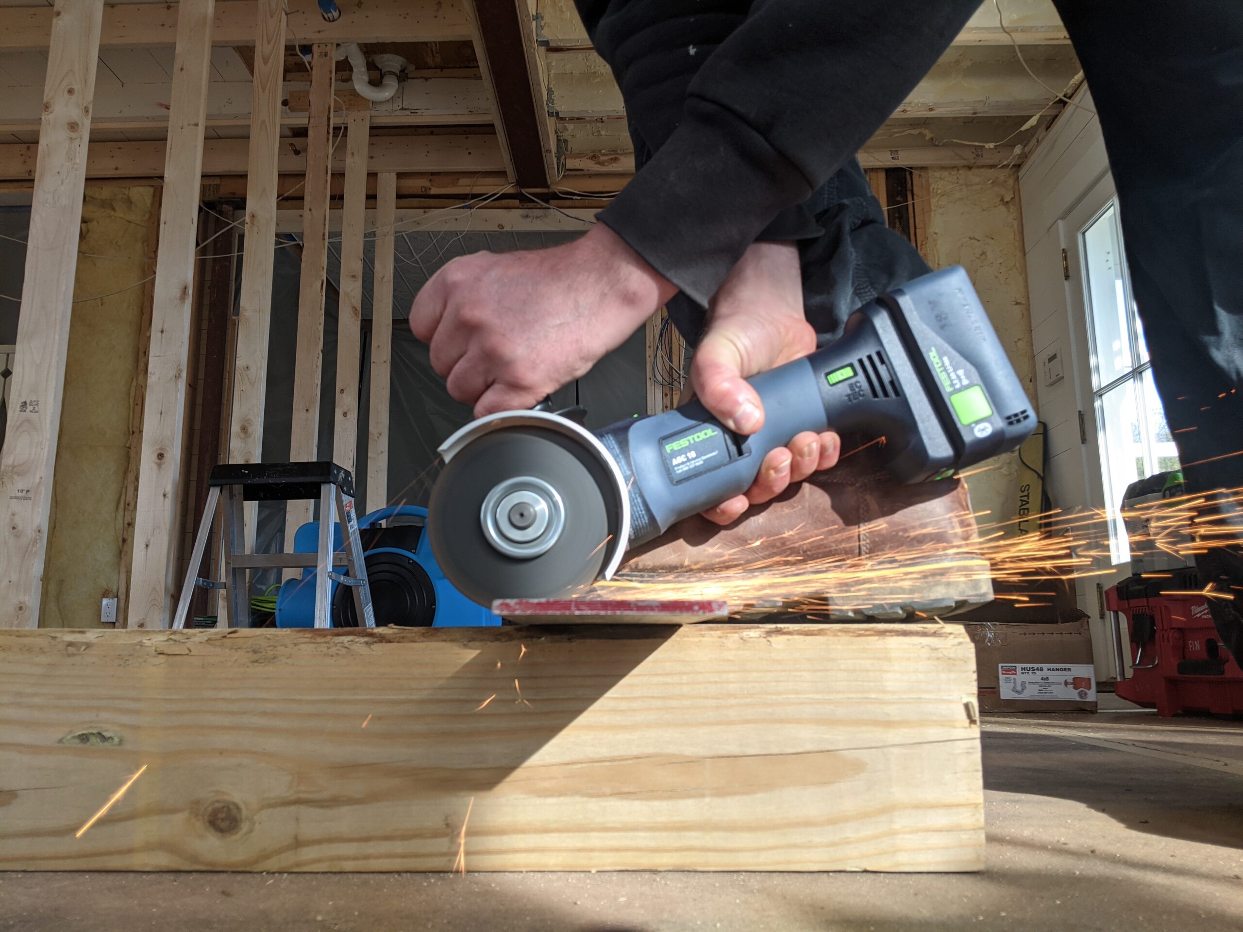 Festool grinder discount with dust extraction