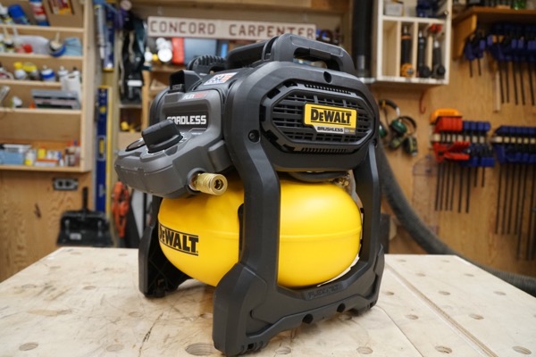 Dewalt cordless air deals compressor review