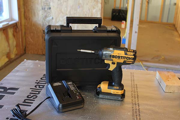 Bostitch impact driver online battery