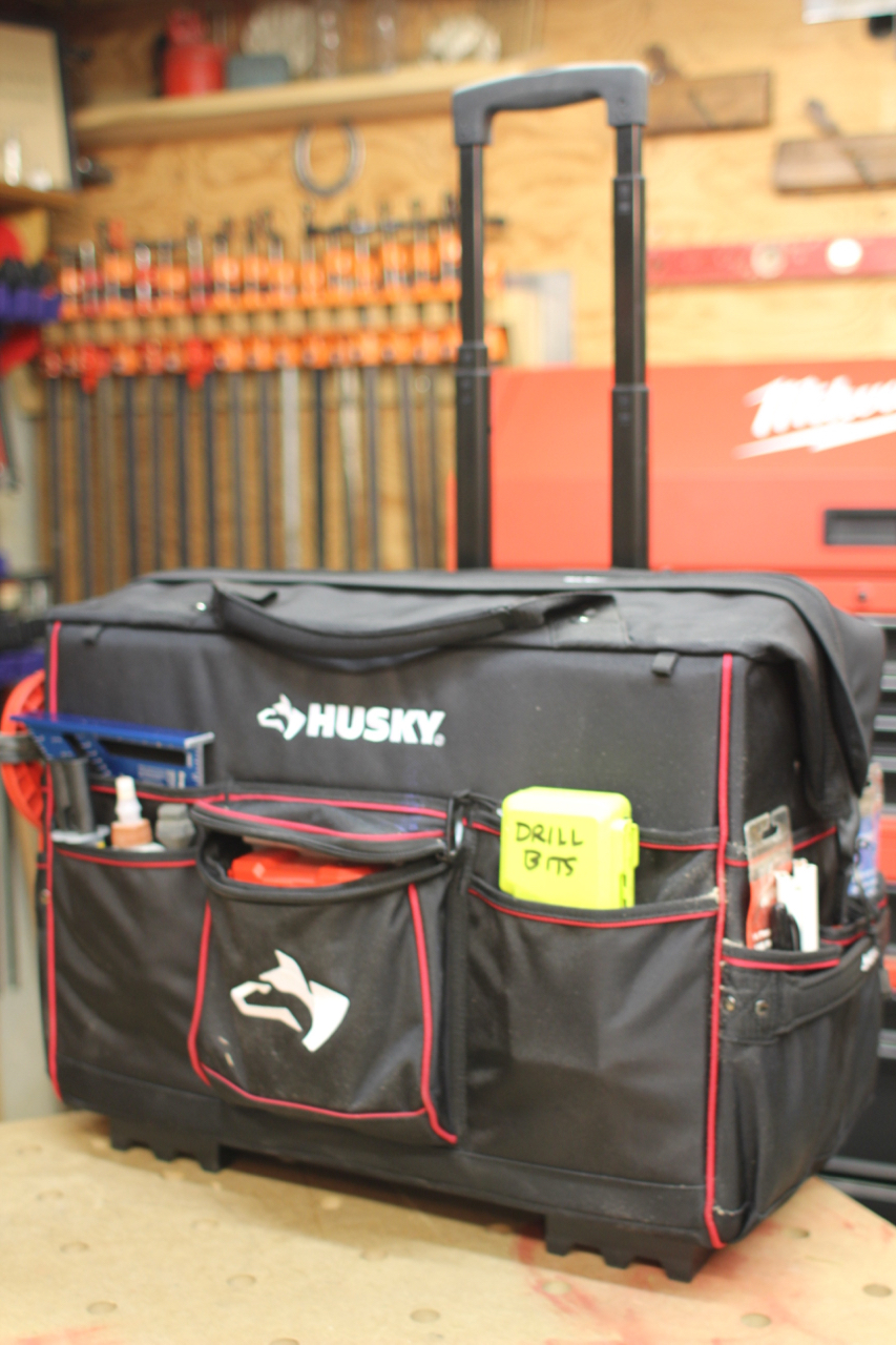 Husky 22 Inch Rolling Tote Pro Review - Tool Bag